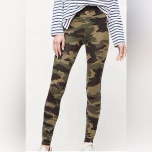 JCrew Weekend Camo Print High-Waist Leggings, size L, NWOT